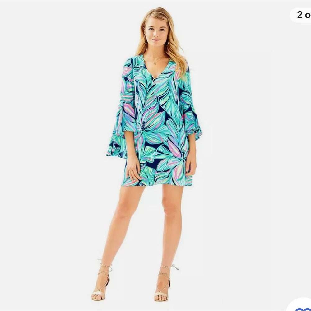 Lilly Pulitzer Rosalia Dress- Color High Tide, Size 8
